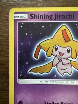 Pokemon Shining Jirachi 42/73 Holo Rare Card Shining Legends Near Mint - Image 2