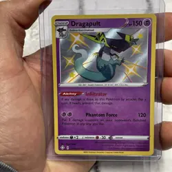 Pokemon - Shining Fates - Dragapult SV062/SV122 - Shiny Holo Rare - NM/MT Card - Image 1
