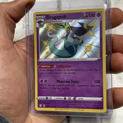 Pokemon - Shining Fates - Dragapult SV062/SV122 - Shiny Holo Rare - NM/MT Card - Image 2