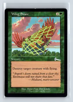 WING SNARE - MTG Magic the Gathering Card - Urza's Legacy - Uncommon - Image 1