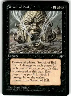 Stench of Evil (165) Ice Age ICE MTG Magic - Image 1