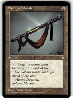 BATON OF MORALE x1 mtg NM Ice Age 1 Unc - Image 1