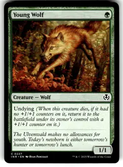 Young Wolf Innistrad Remastered Regular MTG - Image 1