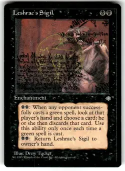 Leshrac's Sigil Ice Age Regular MTG - Image 1
