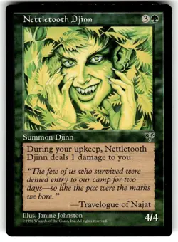 Nettletooth Djinn Mirage Regular MTG - Image 1