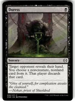 Duress Phyrexia: All Will Be One Regular MTG - Image 1
