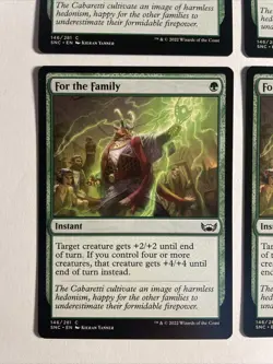 4x Mtg Streets Of New Capenna For The Family NM/M Magic The Gathering - Image 2