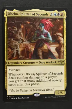 Magic: The Gathering: Obeka Splitter of Seconds - OTJ - NM - Unplayed - MTG - Image 1