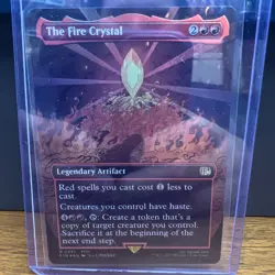 The Fire Crystal (Borderless) FINAL FANTASY MTG - Image 1