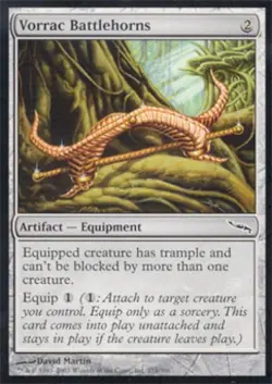 Vorrac Battlehorns - Light Play MTG Mirrodin - Image 1