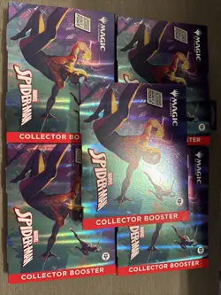 5 Boxes Of MTG MARVEL SPIDER-MAN Collector Booster - Image 2