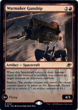 Warmaker Gunship Edge of Eternities - Magic MTG NM - Image 1