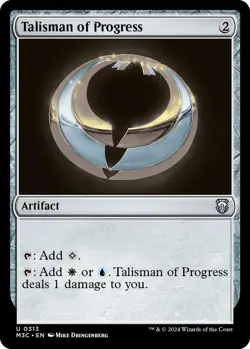 Talisman of Progress 313 MTG Commander M3C Uncommon NP - Image 1