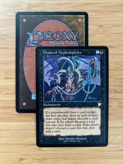 Chains of Mephistopheles MTG sticker cEDH - Image 1
