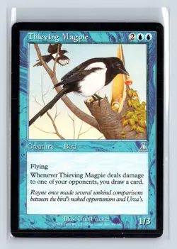 THIEVING MAGPIE - MTG Magic the Gathering Card - Urza's Destiny - Uncommon - Image 1
