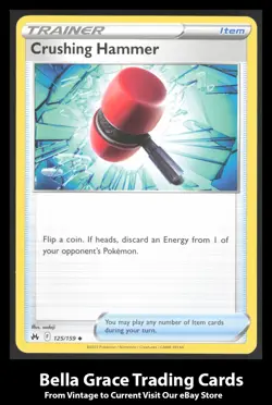 Crushing Hammer #125/159 Crown Zenith Pokemon Uncommon - Image 1