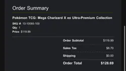 PREORDER Pokemon TCG Mega Charizard Ultra Premium Collection Phantasmal Flames - Image 2