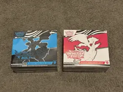 Pokemon TCG Black Bolt & White Flare Elite Trainer Box ETB Set Of 2 NEW SEALED - Image 1