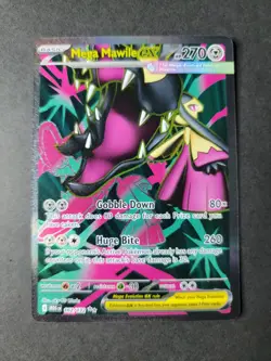 Mega Mawile ex (Full Art) 162/132 Ultra Rare Pokemon Mega Evolution - Image 1