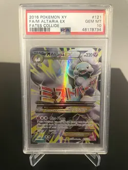 Pokemon M Altaria EX 2016 Fates Collide 121/124 PSA 10 - Image 1
