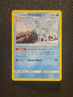 Alolan Ninetales - 28/147 - Cracked Ice Holo - Burning Shadows - Pokemon TCG - Image 1