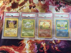 PSA 10 - Pokemon 1999 Lot - SEQUENTIAL Pikachu, Charmander, Squirtle, Bulbasaur - Image 1