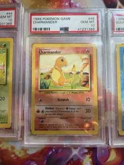 PSA 10 - Pokemon 1999 Lot - SEQUENTIAL Pikachu, Charmander, Squirtle, Bulbasaur - Image 5