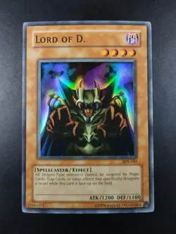 YUGIOH 2002 | LORD OF D. | SDK-041 | NORTH AMERICAN PRINT | EXCELLENT - Image 1