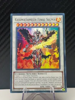 Geomathmech Final Sigma GFP2-EN134 1st Edition Ultra Rare :YuGiOh Trading Card - Image 1