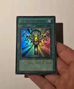 Yugioh Monster Reborn LOB-118 Vintage "Magic" Ultra Rare LP - Image 3