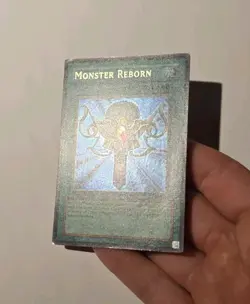 Yugioh Monster Reborn LOB-118 Vintage "Magic" Ultra Rare LP - Image 4