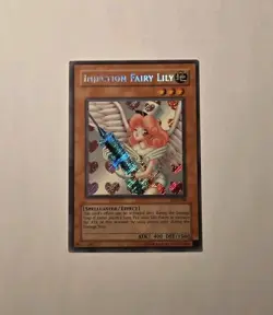 Injection Fairy Lily LOD-100 Secret Rare Yugioh MP - Image 1