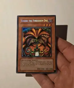Yugioh Exodia The Forbidden One MC1-EN001 Secret Rare Limited Edition LP - Image 3