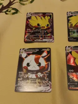 6Pikachu Pokemon Card Holo GX VSTAR VMAX GX EX Cosplay Art - Image 2