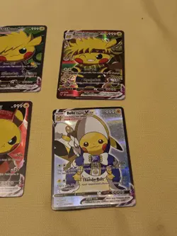 6Pikachu Pokemon Card Holo GX VSTAR VMAX GX EX Cosplay Art - Image 4