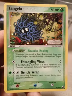 Pokemon Cards Ex Legend Maker Reverse Holo Stamped Growlithe & Tangela - Image 2