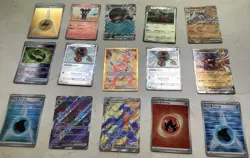 Pokemon Lot Of 15 Cards Masterballs, EX’s, Full Arts, Holo Energy, Golds & More - Image 1