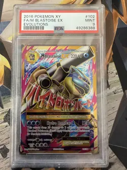 2016 Pokemon XY Evolutions 102 M Blastoise EX PSA 9 49286388 New Cards - Image 1