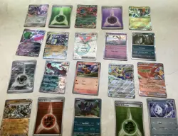 Pokemon Lot Of 20 Cards Full Arts, EX’s, Holo Energies, Masterball & More - Image 1