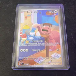 Pokemon TCG Lickitung 180/162 SV Temporal Forces Illustration Rare Card - Image 1