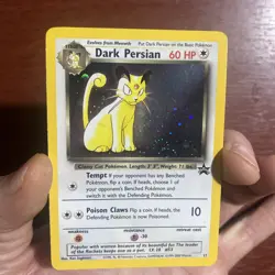 Dark Persian Pokemon Card Wotc Black Star Promo #17 Holo Rare Vintage 2000 c575 - Image 1