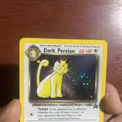 Dark Persian Pokemon Card Wotc Black Star Promo #17 Holo Rare Vintage 2000 c575 - Image 2