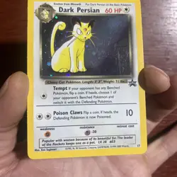 Dark Persian Pokemon Card Wotc Black Star Promo #17 Holo Rare Vintage 2000 c575 - Image 3