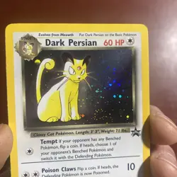 Dark Persian Pokemon Card Wotc Black Star Promo #17 Holo Rare Vintage 2000 c575 - Image 4
