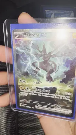 Pokemon TCG Zekrom EX Black Bolt English Special Illustration Rare Card 166/086 - Image 2
