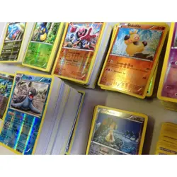 Pokemon Card Lot 100 Official TCG Cards Ultra Rare Included EX GX V MEGA + HOLOS - Image 2