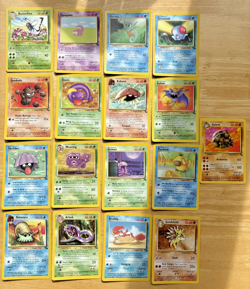 1999 Fossil Common/Uncommon Set X 17 Pokemon Cards No Duplicates - Image 1