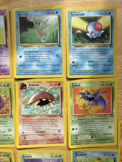 1999 Fossil Common/Uncommon Set X 17 Pokemon Cards No Duplicates - Image 3