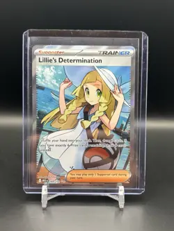 Pokemon TCG Mega Evolution Lillie’s Determination Full Art Trainer Card 169/132 - Image 1