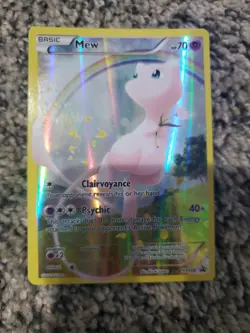 Pokemon Mew Full Art Holo Trading Card Generations Promo XY110 - Image 1